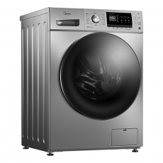 美的（Midea）MG100-1451WDY 全自动滚筒洗衣机 洗烘一体10kg （单位：台）银色